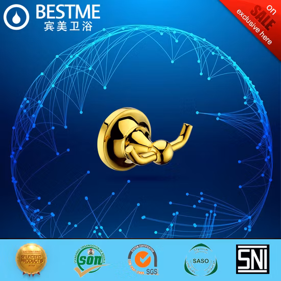 Acessórios de banheiro de latão Foshan Acessórios de banheiro (BG-C15010G)