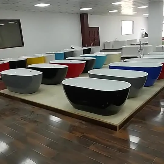 Banheira independente de acrílico lateral para parede banheiro moderno